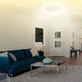 CEILING LIGHT KAOLI METAL WHITE D47 CM LED 40W CCT DIMMABLE