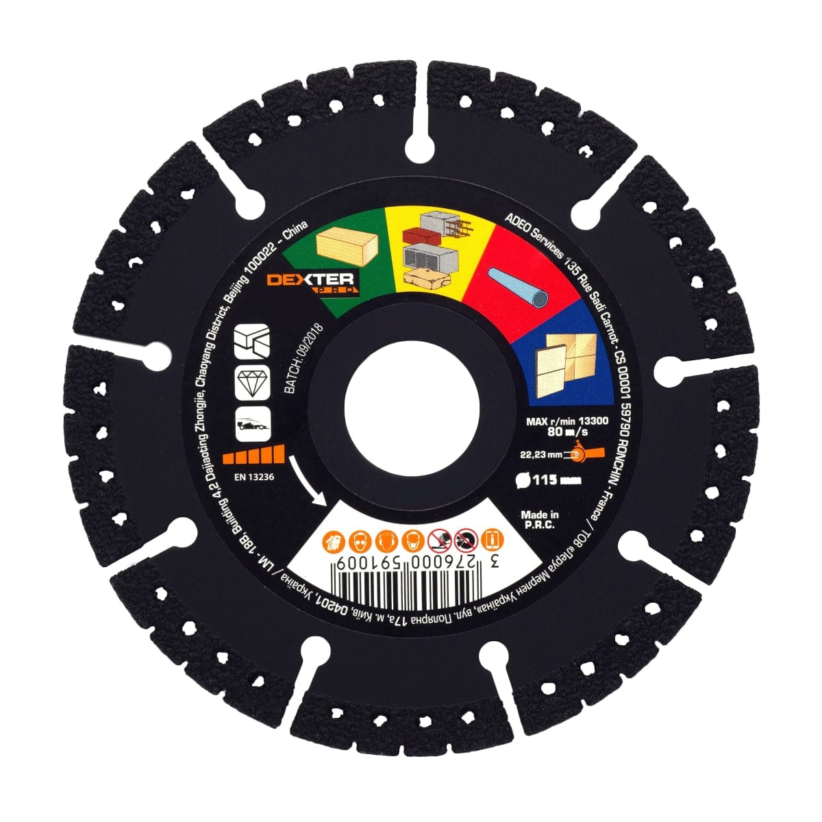 Bricocenter DEXTER PRO MULTI-MATERIAL DIAMOND DISC 115X1