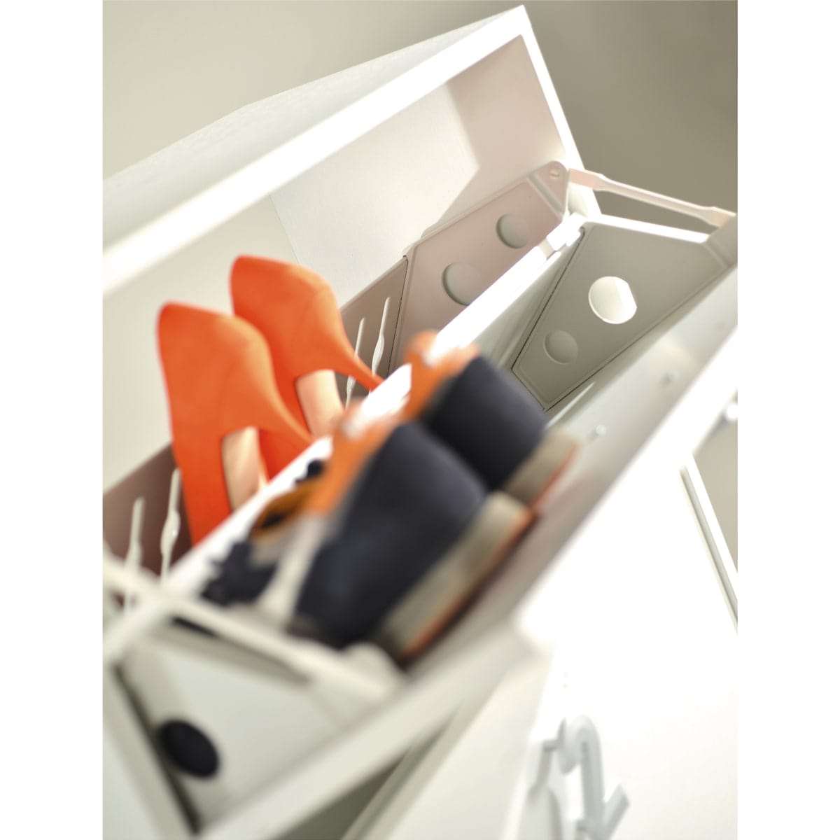 Bricocenter 4-DOOR SHOE CABINET WHITE 147X67X28