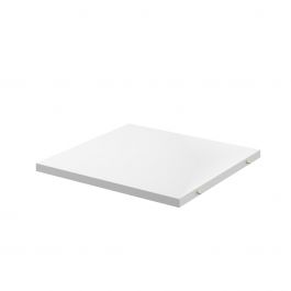 SPACEO KUB L32.7xP31.5x1.6CM WOODEN SIDDLE IN WHITE