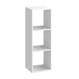 3 SPACEO KUB L105xP31.7xH36CM WOOD CUBS WHITE