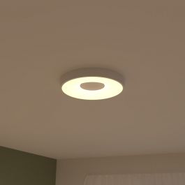 CEILING LAMP PIAZO METAL WHITE D38 CM LED 40W CCT DIMMABLE