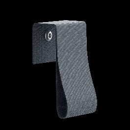 SPACEO KUB HANDLE L3.2xP5.6xH5.6CM IN BLACK FABRIC