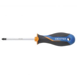 DEXTER PHILLIPS SCREWDRIVER, PHILIPS PH2X100MM, CHROME VANADIUM