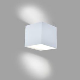 BRANDSEN ALUMINUM WALL SCONCE WHITE 8.8X8.5X8.5CM LED 5.3W NATURAL LIGHT IP54