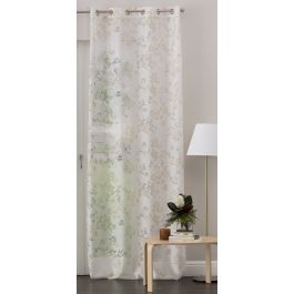 FLOWERY ECRU FILTER CURTAIN 140X280 CM WITH EYELETS