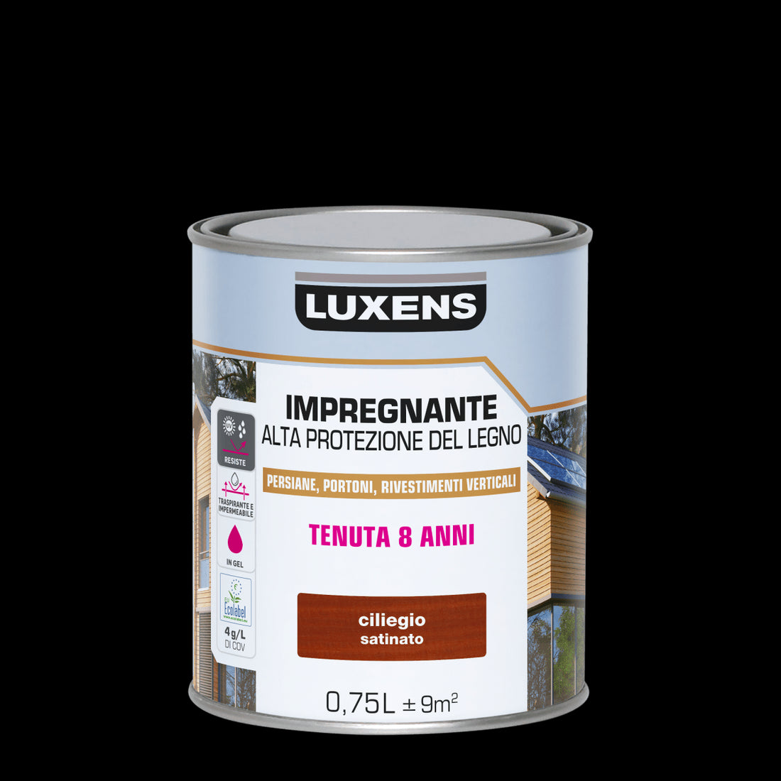 WATER-BASED WOOD PRESERVATIVE CHERRY HIGH PROTECTION LUXENS 750 ML