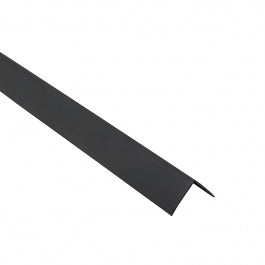 PVC CORNER PROFILE 20X20X1MM 2.6M MATT BLACK