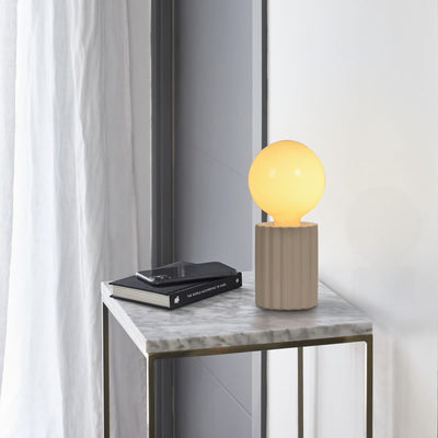 Bricocenter TYAMO TABLE LAMP CERAMIC CREAM H13 CM E27=15W