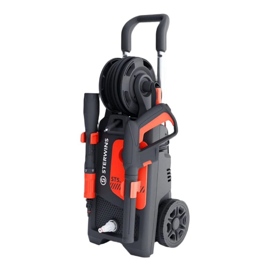 Bricocenter IDROPULITRICE STERWINS ST5 PRESSIONE MAX 165BAR CON PISTOLA GRANDE E LANCIA 5 IN 1