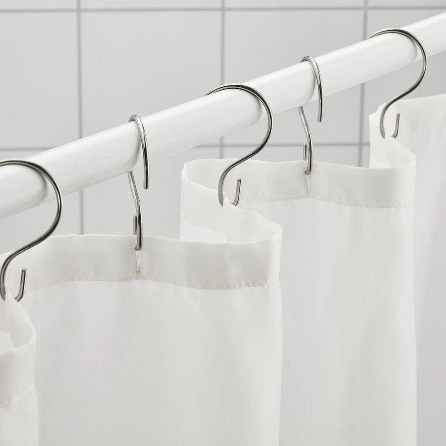 Ikea VANNEAN Shower curtain - white 180x200 cm