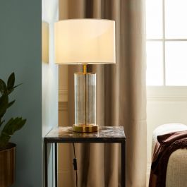 MAMIO TABLE LAMP METAL ANTIQUE GOLD H 50CM E27=40W