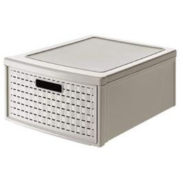 SINGLE DRAWER COUNTRY 45X34X20 CM DOVE GREY