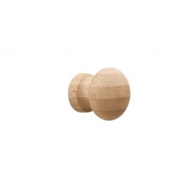 2 D 33 MM RAW BEECH KNOBS