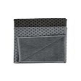 MIKO MICROFIBER CLOTHS, 2 PCS, BLACK/GREY