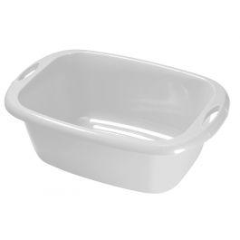 Rectangular plastic basin, cream, 56 x 38 x 20.5 cm, 22 L