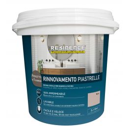TWO-COMPONENT WATER-BASED SATIN BEIGE TILE RESINENCE 2 LT