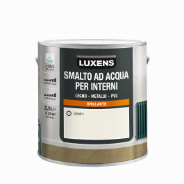 LUXENS CREAM 5 BRILLIANT 2.5 L WATER-BASED INTERIOR ENAMEL