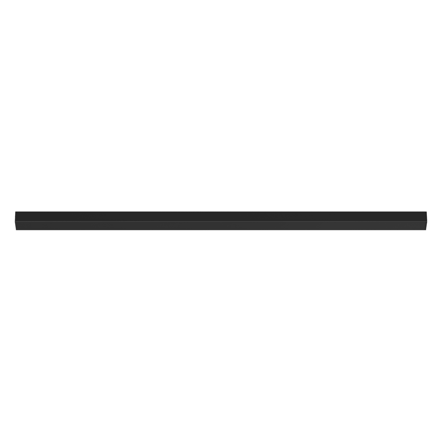 Black aluminium rail, 70 cm
