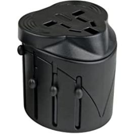 ITALY-WORLD TRAVEL ADAPTER BLACK