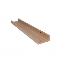 MENSOLA A U L60xP10x3CM ROVERE NATURALE