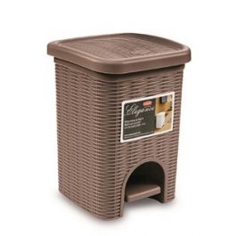 BATHROOM DUSTBIN ELEGANCE DOVE GREY LT.