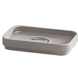 COUNTERTOP SOAP DISH BEIGE SQUARE