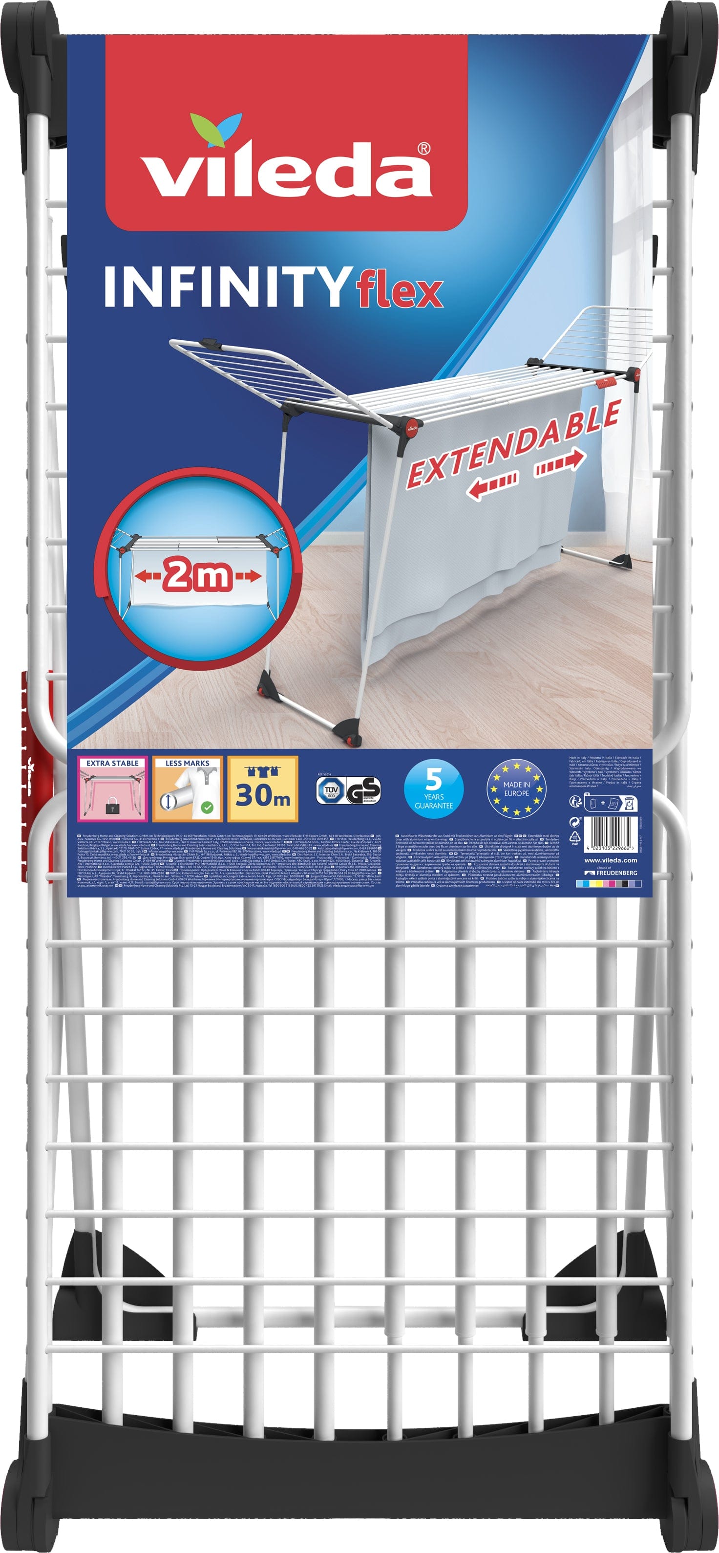 Bricocenter DYNAMIK 30 PLUS EXTENDABLE CLOTHESLINE FOR SHEETS