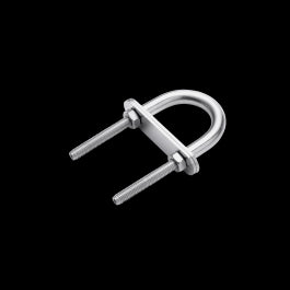 STAINLESS STEEL STANDERS FIXING COLLAR 48X83MM D8MM