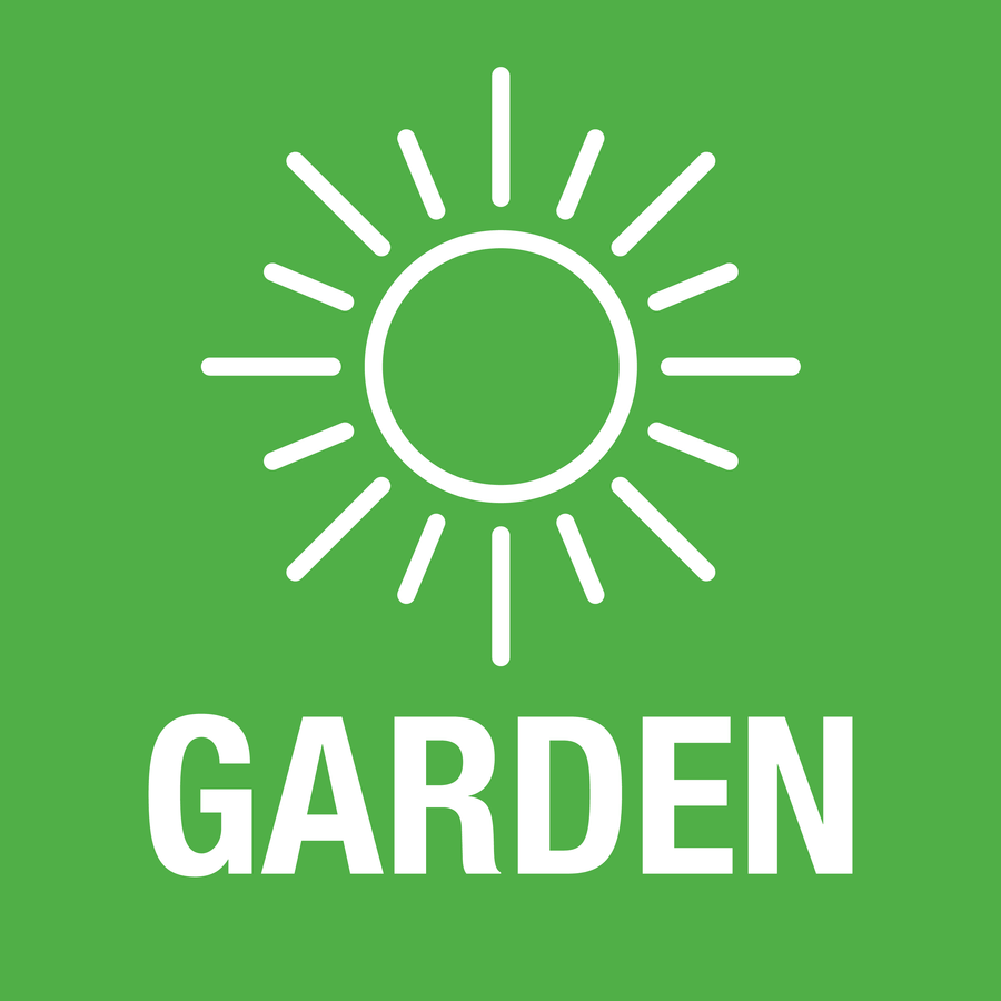 15-metre garden extension lead with a 10/16 A socket and a 16 A orange plug