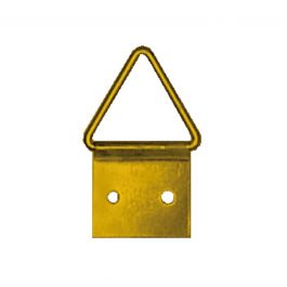 JOINTED PICTURE HOOKS NO. 3 12 PIECES BRASS