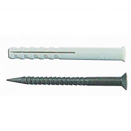 TASSELLI A BATTERE PROLUNGATI FISCHER DIAM 4 X 35 MM CON VITE, 25 PEZZI