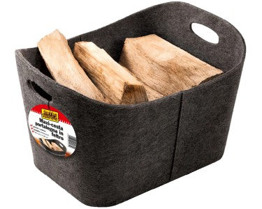 MAXI FELT WOOD BASKET 54.8X35X42