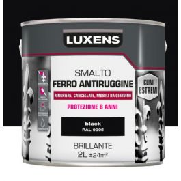 LUXENS IRON ENAMEL RUSTPROOF BRILLIANT BLACK 2LT