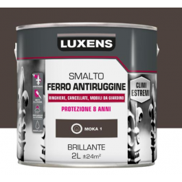 IRON ENAMEL RUSTPROOFING BRIGHT BROWN 2L LUXENS