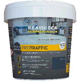 TWO-COMPONENT GREY GRAFFITE RESIN FOR CAR BOXES PROTRAFFIC 500 ML