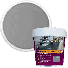 MEDIUM GREY TWO-COMPONENT RESIN FOR RENOVATING FLOORS AND WALLS 500 ML