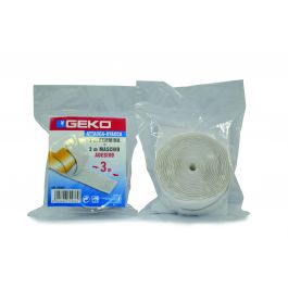 ADHESIVE TAPE WITH VELCRO STICKER WHITE 3M MALE + 3M FEMALE
