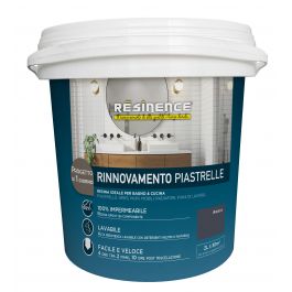 TWO-COMPONENT WATER-BASED RESIN FOR TILES SLATE GRAY SATIN RESINENCE 2 LT