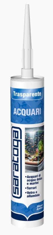 Bricocenter ACETIC SILICONE FOR AQUARIUMS TRANSPARENT SARATOGA 280 ML