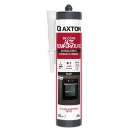 ACETIC SILICONE FOR TEMPERATURES UP TO 285 DEGREES BLACK AXTON 280 ML