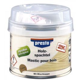 TWO-COMPONENT WOOD PUTTY DARK BROWN PRESTO 250GR