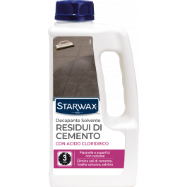 CEMENT RESIDUE SOLVENT CLEANER FOR TILE FLOORS STARWAX 1LT