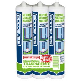 TRIS TRANSPARENT ANTI-MOULD SILICONES ML.280