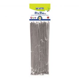 50 CABLE TIES 30 CM SILVER FIX-TIE XL