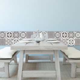 STICKER SOFT TILES M CEMENTINE 30X30 CM