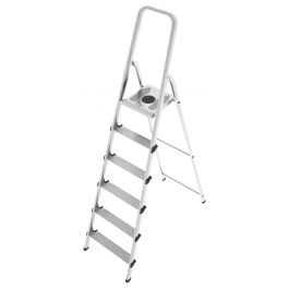STEEL-ALUMINIUM DOMESTIC LADDER 6 STEPS