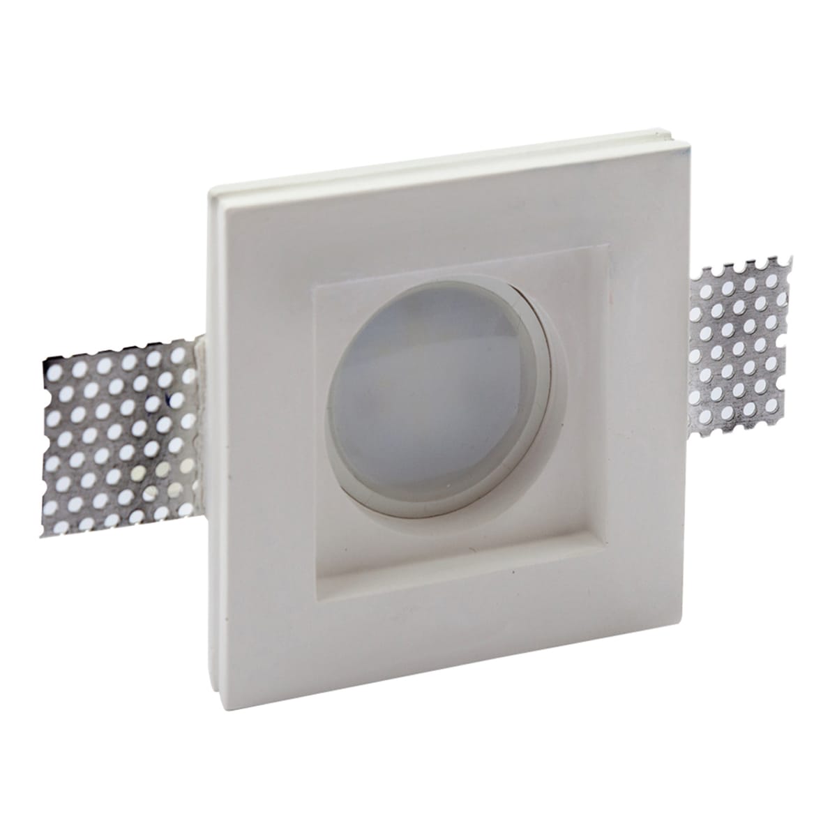 Bricocenter 9.5x9.5 CM GU10=40W IP20 ALGHERO WHITE CHALK FLOOR LIGHT