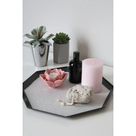 SILVER GLITTER ADHESIVE PLASTIC 45X150