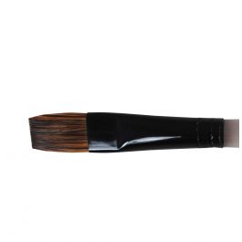 FLAT PONY BRUSH N1-2 SHORT HANDLE